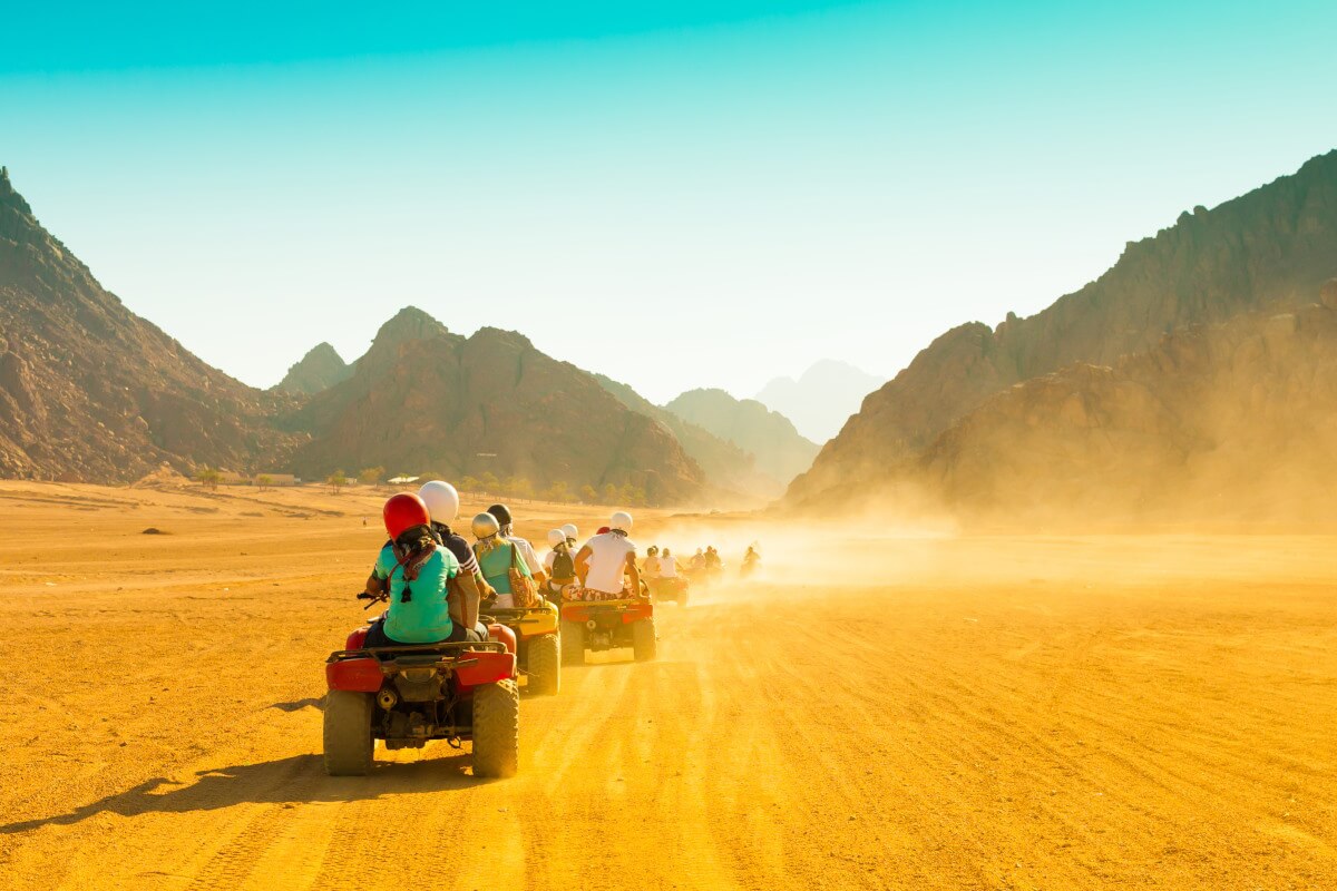 Motorata nel deserto Valle Eco