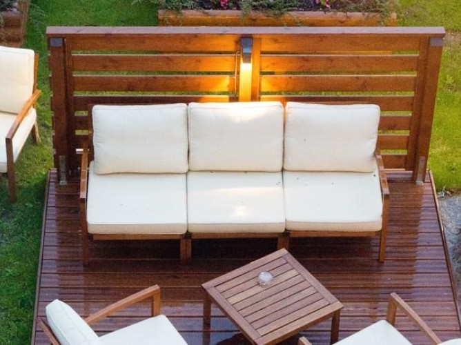 Hotel Piaz - Detail of the outdoor living area