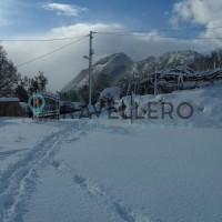 Borgo Donna Teresa snowy entrance