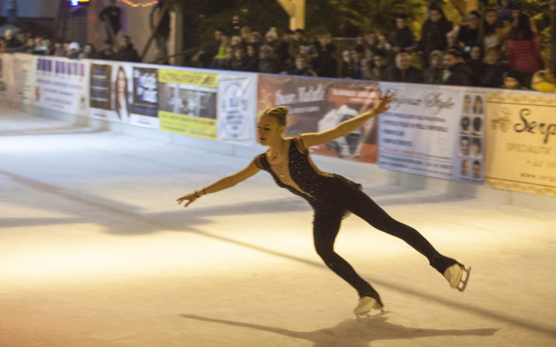 Ice skating in Ischia