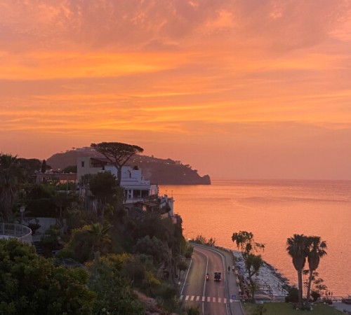 May sunset in Ischia