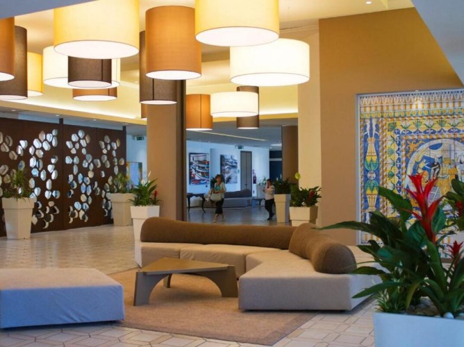 MClub Lipari - Details of the resort lobby
