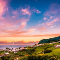 Santa Maria Azores village Almagreira
