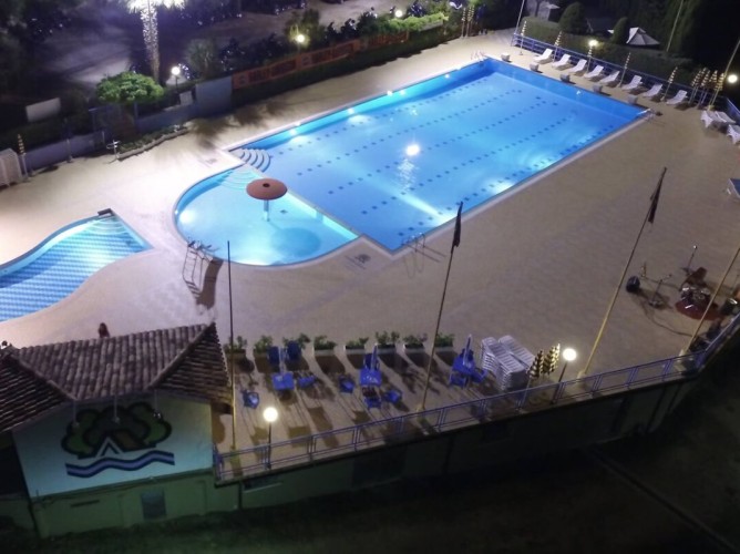 Apulia Hotel Europe Garden Residence - Aerial view of the two panoramic swimming pools