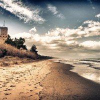 Marine Park of the lands of Cerrano in evidence the Tower