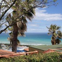 Sea view from the bungalows of the structure