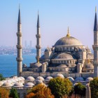 In the historic heart of Istanbul, the Sultan Ahmet Mosque, known as the Blue Mosque, enchants with its Ottoman elegance.