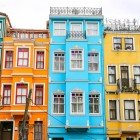 Typical houses in the Greek neighborhood of Fener in Istanbul
