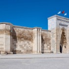 Sultanhani Caravanserai on the Silk Road in Turkey