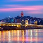 Galata Bridge on the Golden Horn in Istanbul
