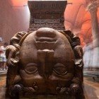 The Basilica, with its 336 columns reflecting on the underground waters flowing through it and the two Medusa heads, is one of Istanbul's main tourist attractions.