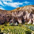 View of Zelve Valley in Cappadocia
