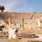 The Asclepion of Pergamon on the Aegean in Turkey was an ancient healing center (the first hospital in the world), where treatments included mud baths, administration of sacred purifying waters, the use of healing herbs, and sun baths