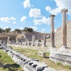 An ancient therapeutic center, the Asclepion was founded by Archias, a citizen of Pergamon who had received medical treatment at the Asclepion of Epidaurus, in Greece