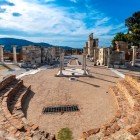 Remains of the Basilica of St. John in Selcuk, Turkey