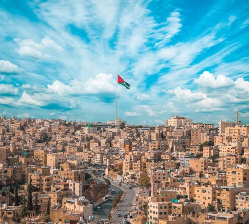 Panoramic view of Amman city