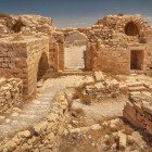 Ruinele Castelului Shobak, construit de cruciați în valea Arabah din Iordania