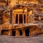 Ancient Nabatean site known as Little Petra in Jordan