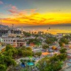 View of the city of Aqaba at sunset