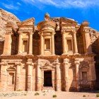 Hidden treasures of Petra, the Ad Deir Monastery in Wadi Musa, Jordan