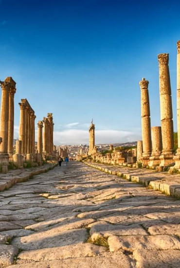 Archaeological site of Jerash in Jordan.