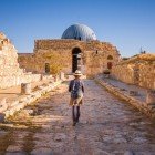 Avenue and colonnade of the Umayyad Palace in the Roman Citadel of Amman