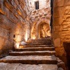 Interior details of Ajloun Castle