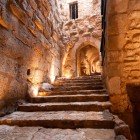 Interior details of Ajloun Castle