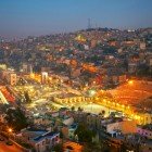 Night view of the capital, Amman