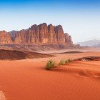 Red desert of Wadi Rum in Jordan