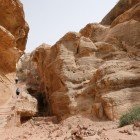 Breathtaking views along the tourist trail to the High Place of Sacrifice in the ancient Nabataean city of Petra