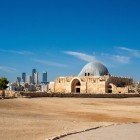 Ancient ruins of the Byzantine Church of the Citadel in Amman