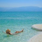 Dead Sea Jordan bath and relaxation in the salty waters