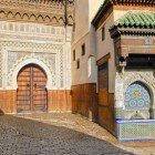 The Nejjarine Fountain, one of the most iconic and historical fountains in the Medina of Fes