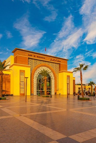 Old train station of Marrakech in Morocco