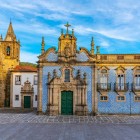 Chapel of Saint Francis in Guimarães, built in the 15th century, features a wide nave and gilded wooden decorations, as well as notable 18th-century azulejos