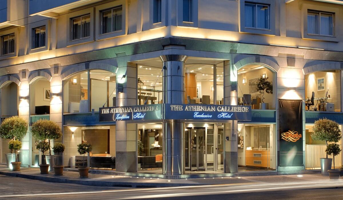 The  Athenian Callirhoe Exclusive Hotel - Details and features of the Hall of the Athenian Callirhoe Exclusive Hotel