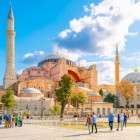 Built in 537 AD as a Byzantine cathedral, Hagia Sophia is now an iconic mosque in Istanbul, uniting centuries of history, Christian and Islamic art in a single masterpiece.