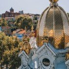 The Iron Church of Istanbul, also known as St. Stephen's Church, has a neobaroque dome entirely made of wrought iron, with elements cast in Austria and assembled on-site.