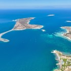 Orak is a tiny island stretching just 1,800 meters, nestled in the crystal-clear waters of the Aegean Sea, a short distance from the vibrant Turkish city of Bodrum
