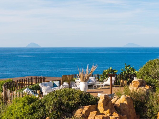 Mangia's Pollina Resort - panoramic terrace