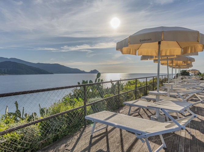 Mangia's Pollina Resort - sun terrace