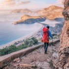 An unforgettable hike along the Lycian Way in Oludeniz, Fethiye, with breathtaking views and wild nature. A journey and adventure in Turkey, between sea and mountains.