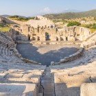 Patara, the ancient city of Lycia, preserves spectacular ruins such as the amphitheatre and the public assembly hall. It was the capital of the Lycian League, in today’s Antalya, Turkey.