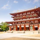 Yakushi-ji Temple, in Nara, is one of Japan's oldest. Founded in the 7th century, it is an important symbol of Buddhist culture and classical Japanese architecture.