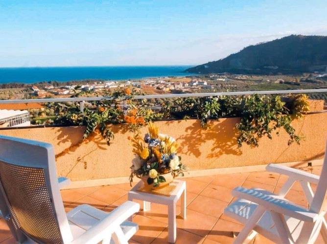 Porto Rhoca Village - Small terrace of the rooms