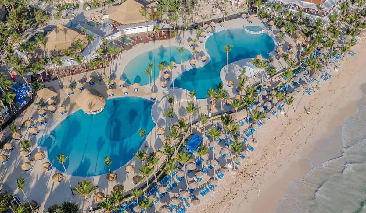 Bahia Principe Grand Punta Cana - All Inclusive - Bahia Principe Grand Punta Cana - All Inclusive aerial drone view of the pools and the beach