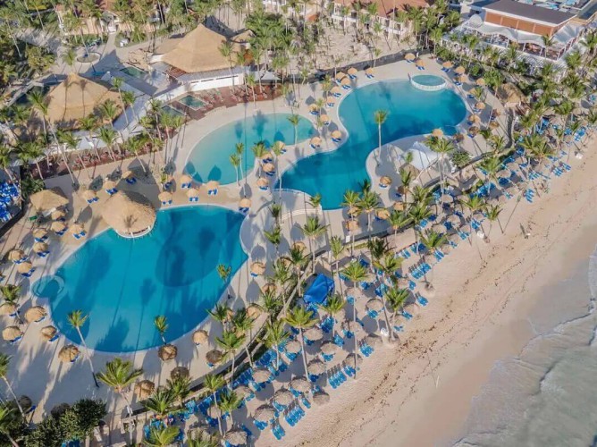 Bahia Principe Grand Punta Cana - All Inclusive - Bahia Principe Grand Punta Cana - All Inclusive aerial drone view of the pools and the beach