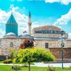 The Mevlana Mausoleum, built in the 13th century in honor of the Sufi poet and founder of the Whirling Dervishes, Jalal ad-Din Rumi, is a sacred place embodying the spirit of Sufism worldwide.