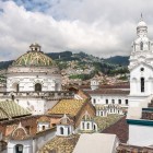 Quito’s Metropolitan Cathedral, overlooking Independence Square, blends Renaissance and Baroque styles, housing artworks and the mausoleum of General Sucre.